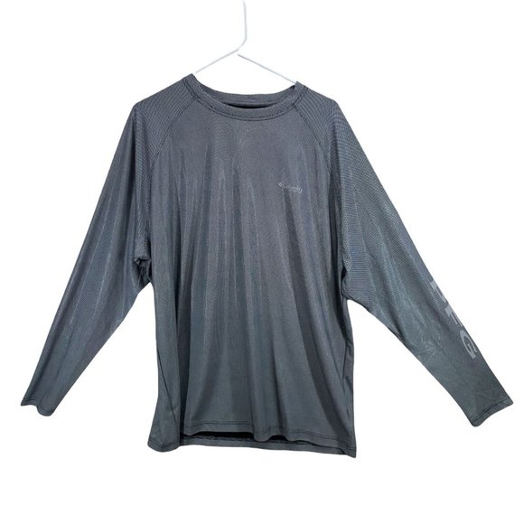 Columbia Other - Columbia Mens PFG Terminal Deflector Gray Long Sleeve Pullover T Shirt Size XL